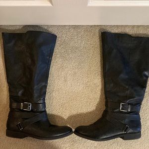 Style & Co size 8.5 black knee high boots